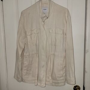 Old Navy Women's Cream Utility Jacket